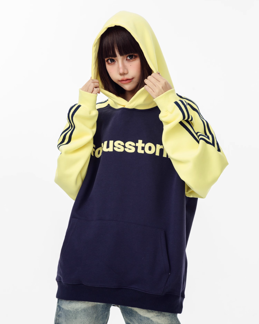 Raglan Sleeve Sweat Hoodie AXN0007