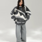 Layered Design Wide Sweatpants ACS0391