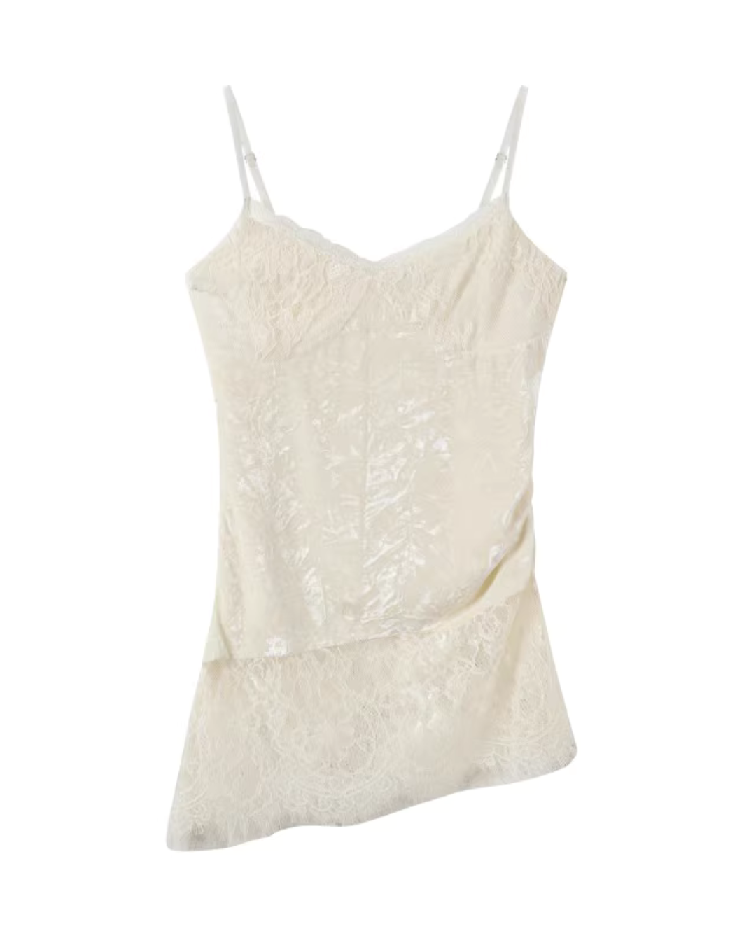 Vintage Jacket / Lace Cami Dress / Flare Pants WEO0059