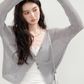 V-neck summer knit cardigan CHS0004