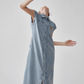 Retro Blue Denim Dress FER0108