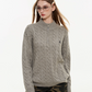 Half Zip Cable Knit MDB0010