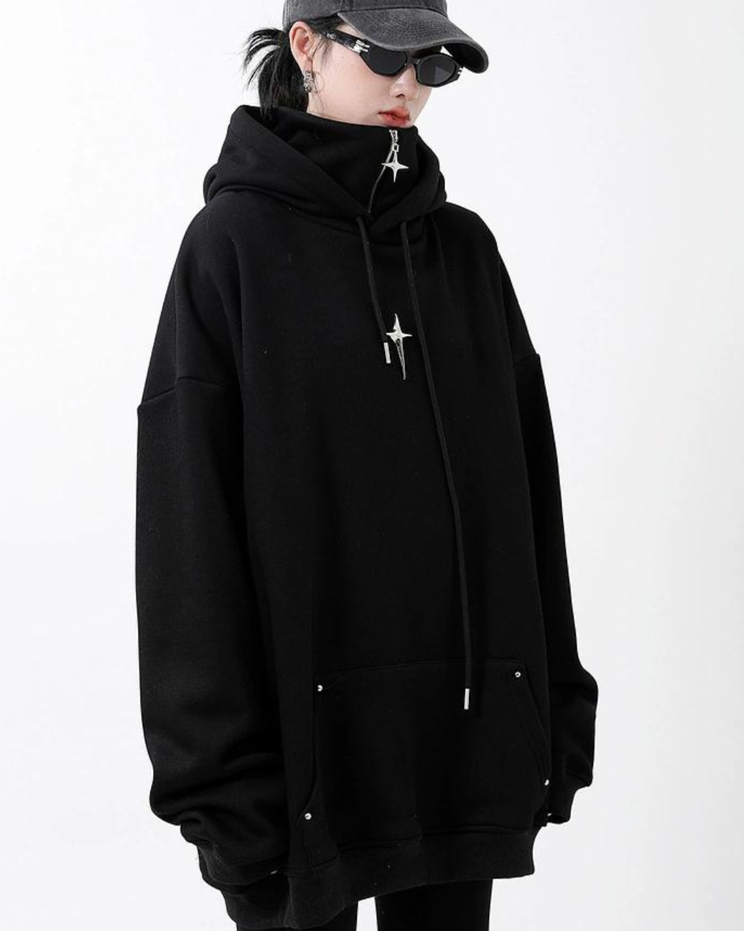 Silver Diamond Layered Hoodie ICM0001