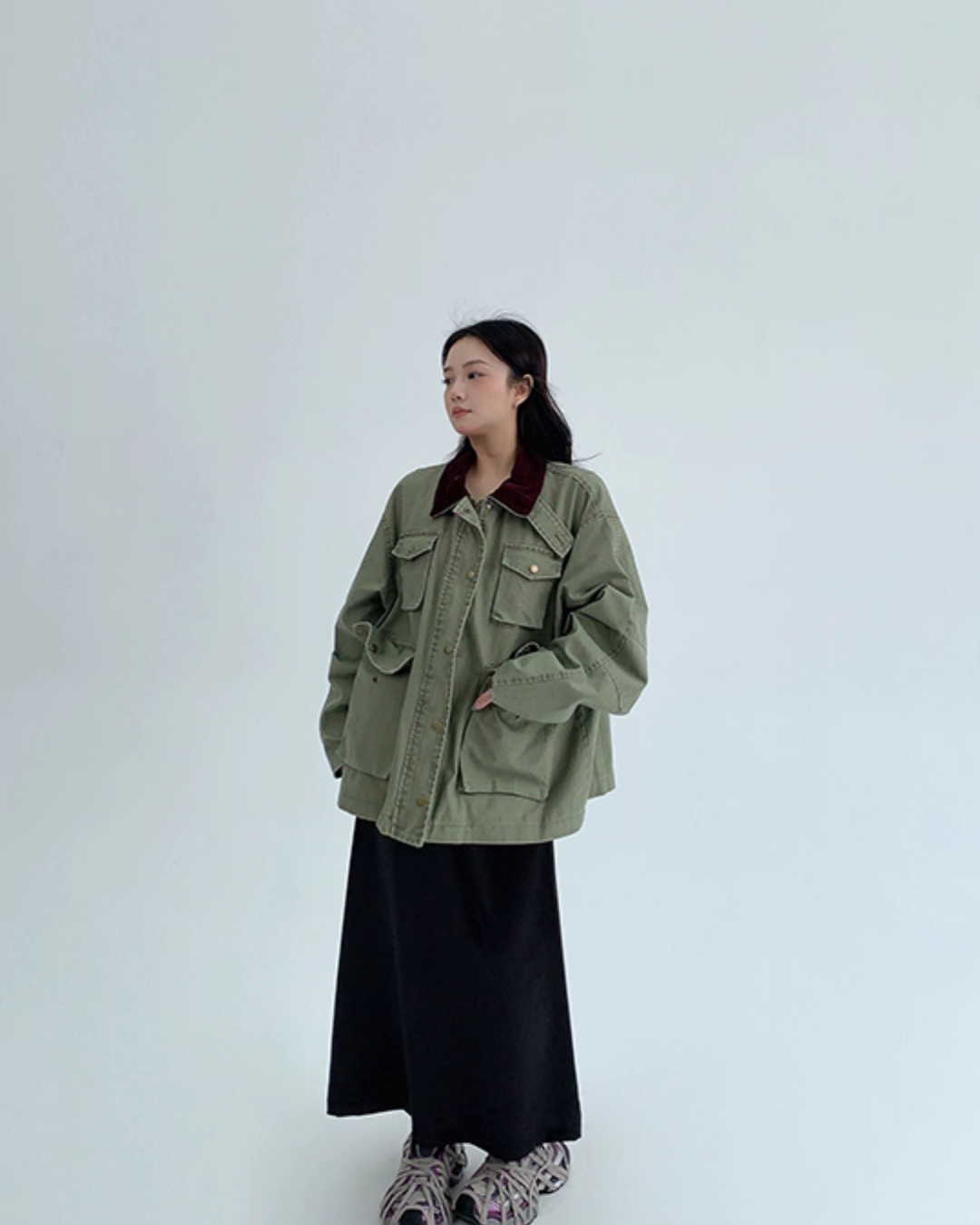Oversized Military Jacket YLS0911