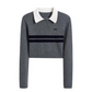 Polo Collar Wool Sweater LLS0091