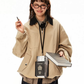 Vintage Style Work Blouson EZK0090