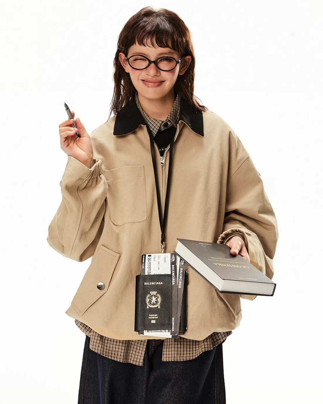 Vintage Style Work Blouson EZK0090