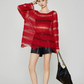 Multi-Border Openwork Oversized Knit FER0364