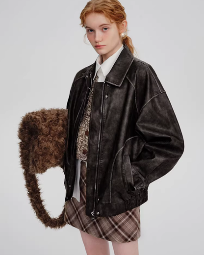 Retro Biker Jacket DEP0001