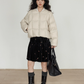 Crew Neck Short Puff Jacket VAS0176