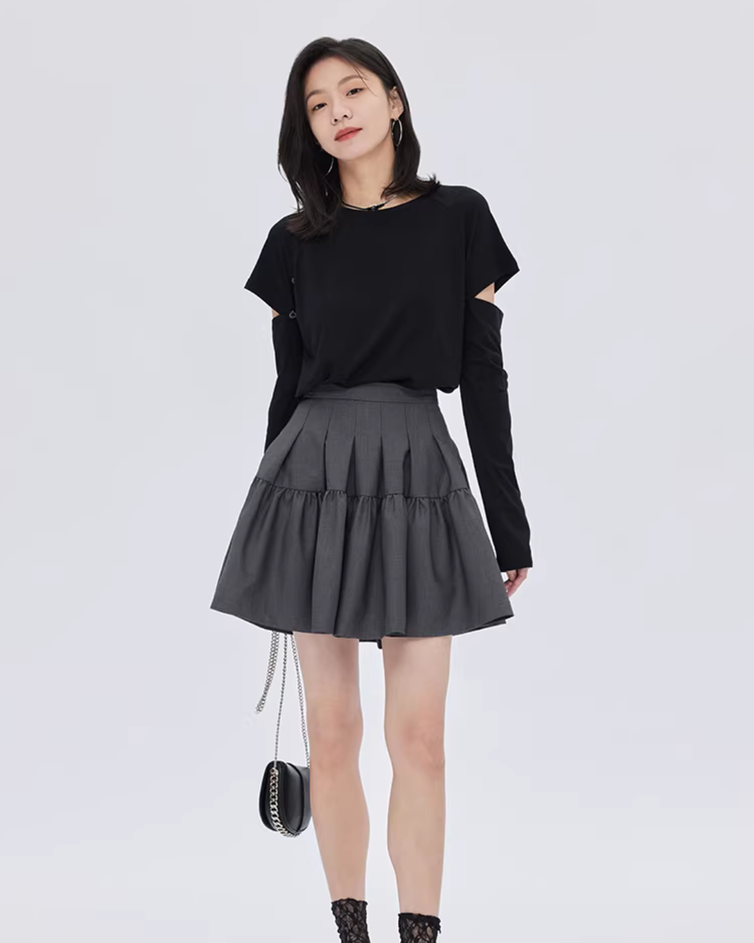 Round Neck Long Sleeve T-Shirt SHN0015