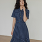 Paid Shirt Dress VAS0114