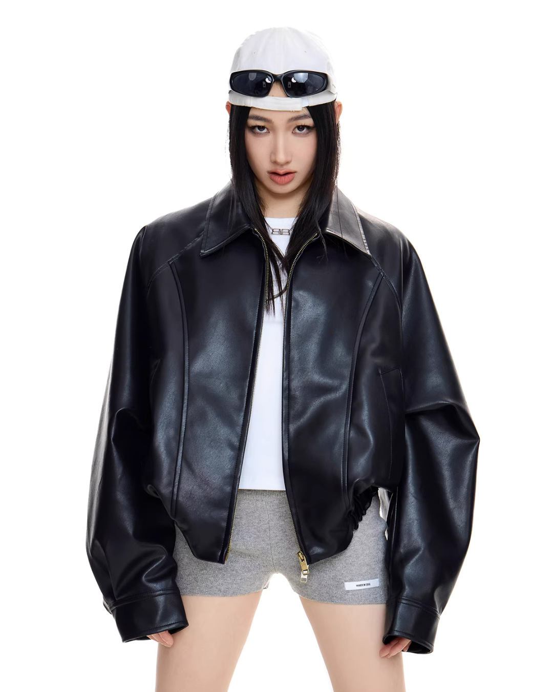Elegant Leather Jacket ICM0095