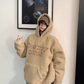 Retro Tweed Pullover Hoodie YLS1013