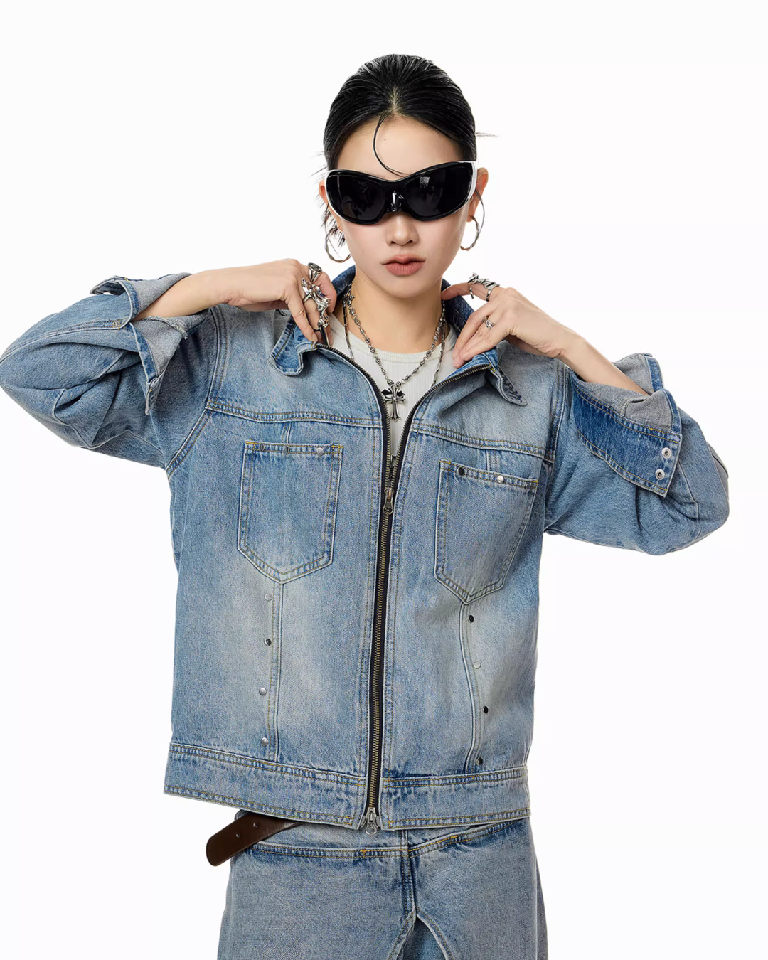 Retro Casual Denim Jacket ICM0089
