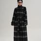 Stand Collar Paid Long Coat SRS0391