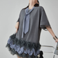 Hem Mesh Tulle Dress FER0159