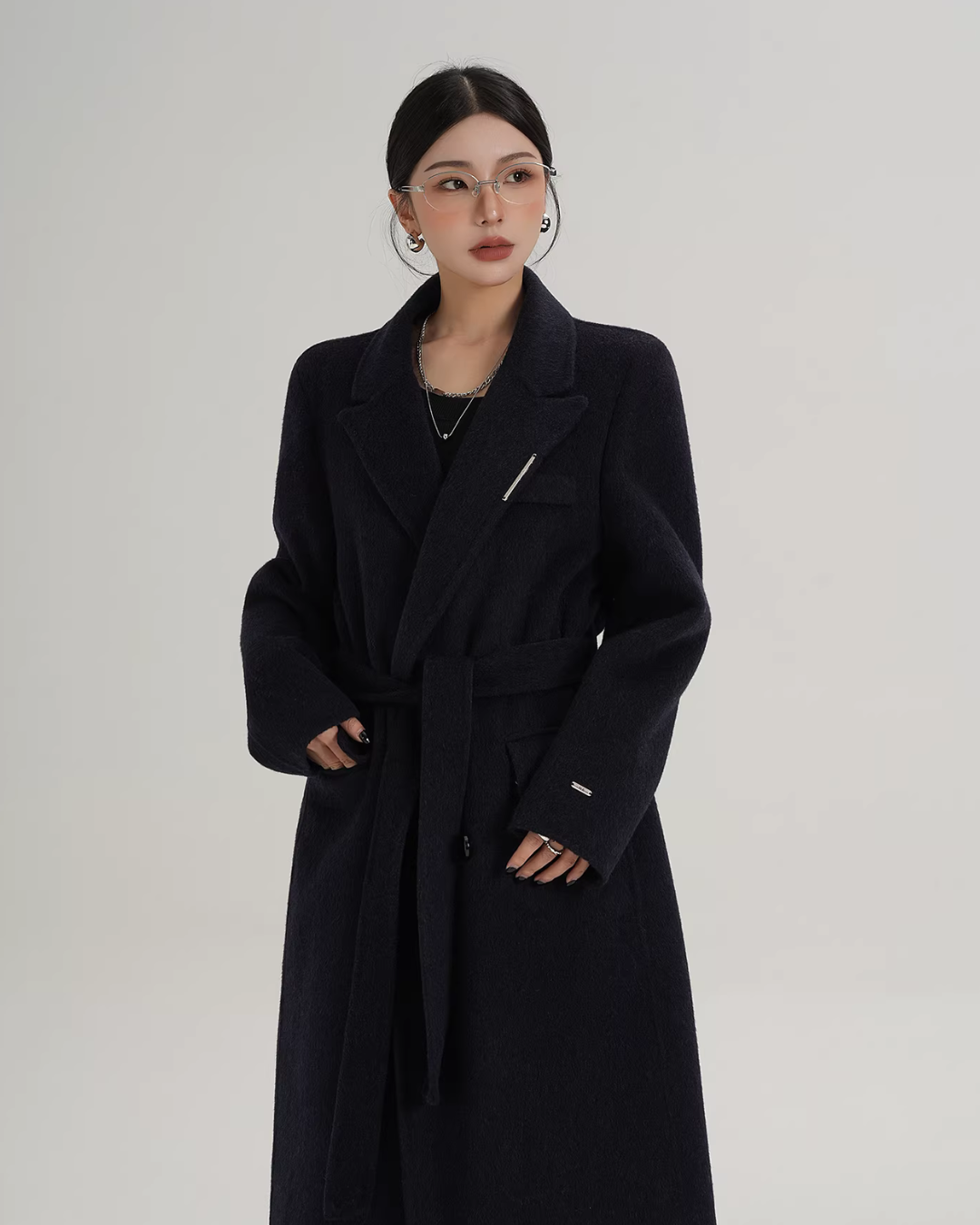 Mode Wool Long Coat SRS0404