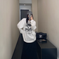Dog Print Loose Long Sleeve T-Shirt YLS0913