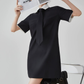 Necktie Cleric Mini Dress FER0203