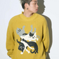 Cat Design Mock Neck Knit WSO0012