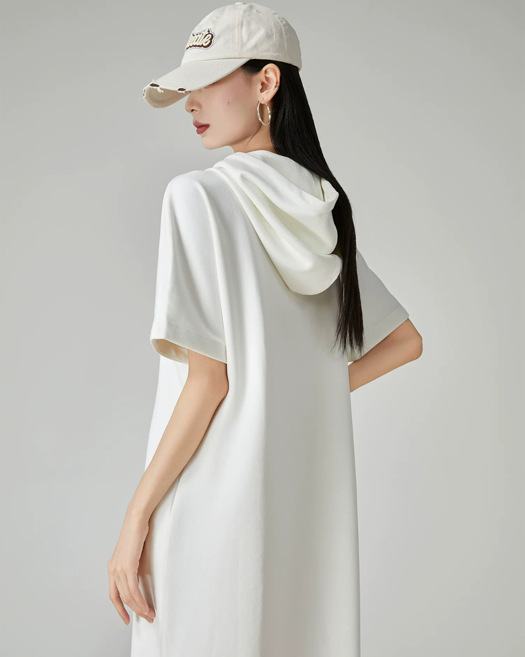 Sweatshirt Hoodie Dress FER0184