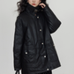 Lapel Leather Jacket VAS0174