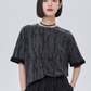 Irregular Damage Short-Sleeve T-Shirt SHN0041