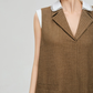 Tailored Collar Vest Dress FER0317