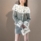 Volume Fur Jacket & Mini Skirt UNP0007