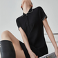 Blanket Stitch Half-Zip Polo Dress FER0201