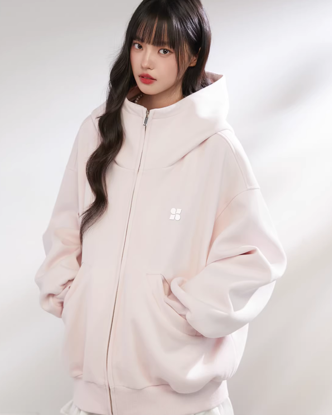 High-Neck Hoodie Jacket KIP0011