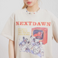 Dog Graphic Logo Print T-Shirt NXD0010