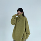 Half-Button Knit Top YLS0960