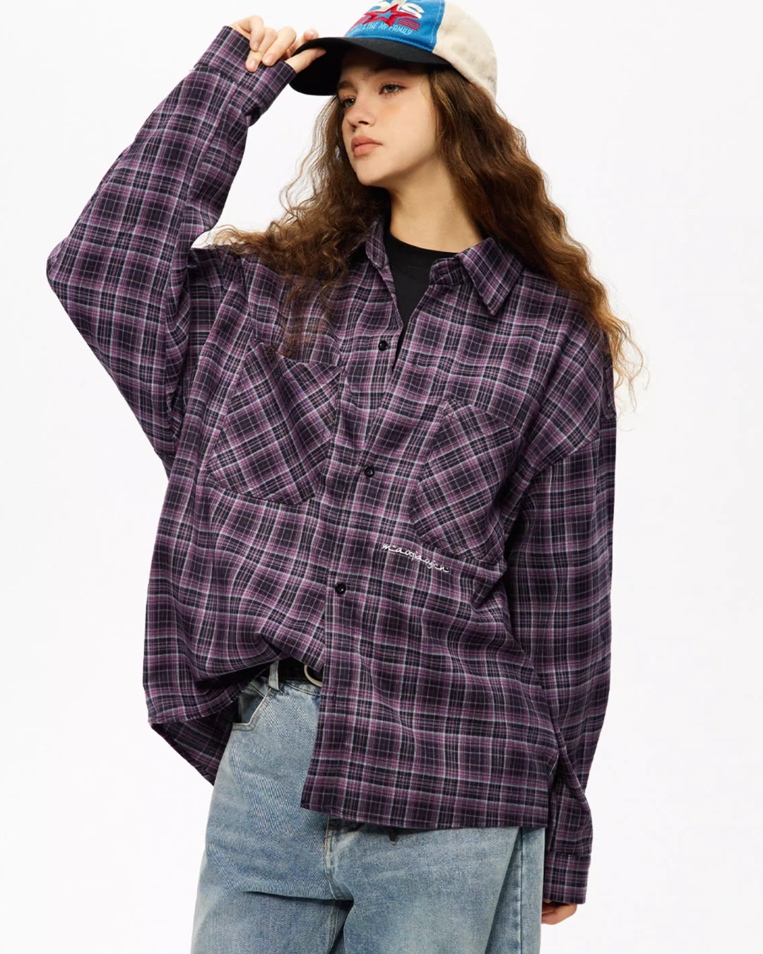Block Plaid Street Shirt NDC0010