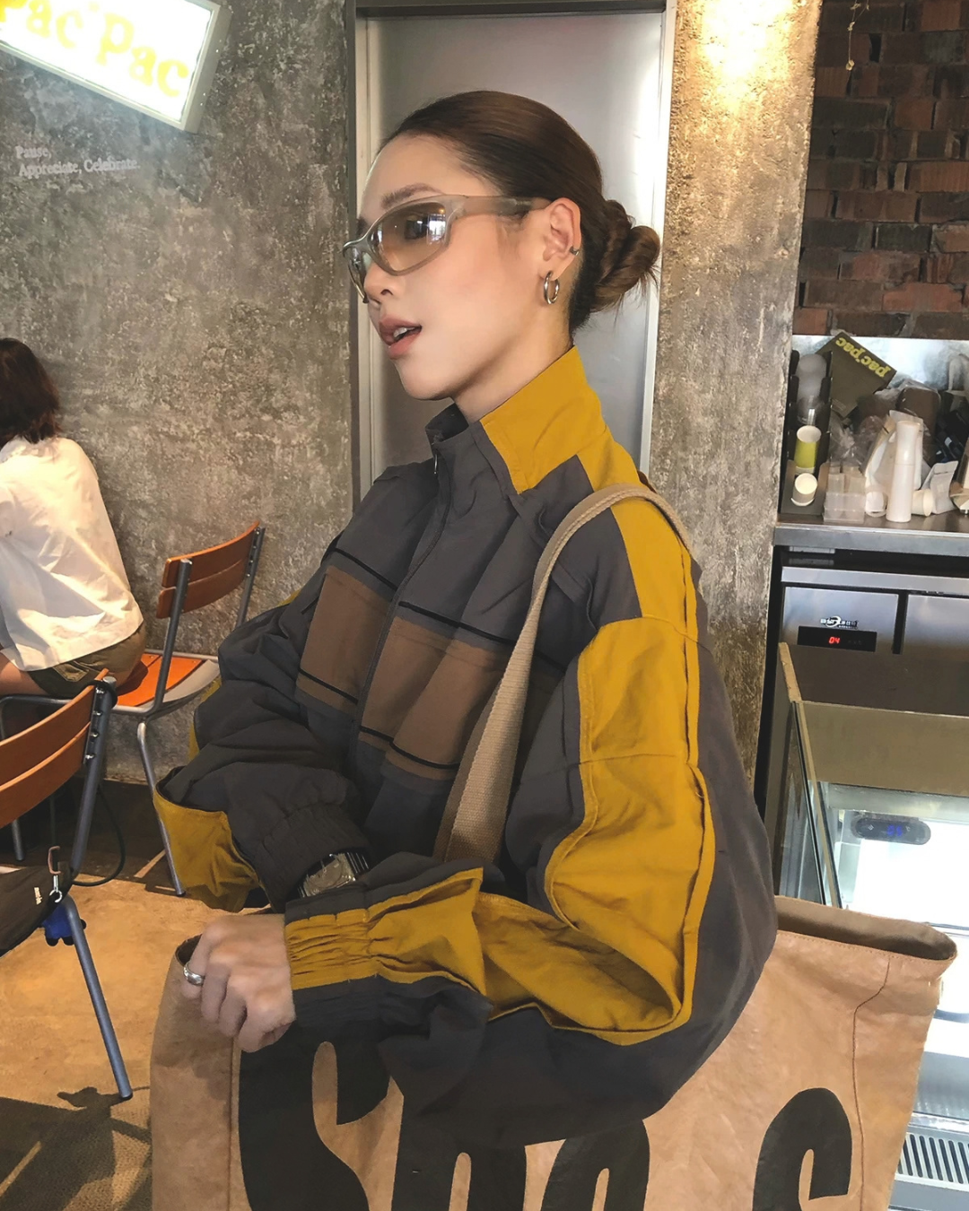 Cropped Color-Block Track Jacket WWP0015
