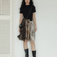Patchwork-Style Docking Mini Dress VAS0198