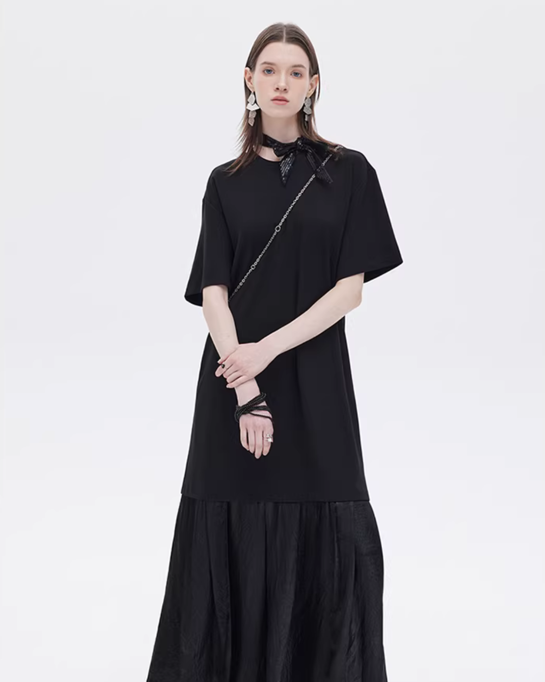 Docking T-Shirt Long Dress SHN0046