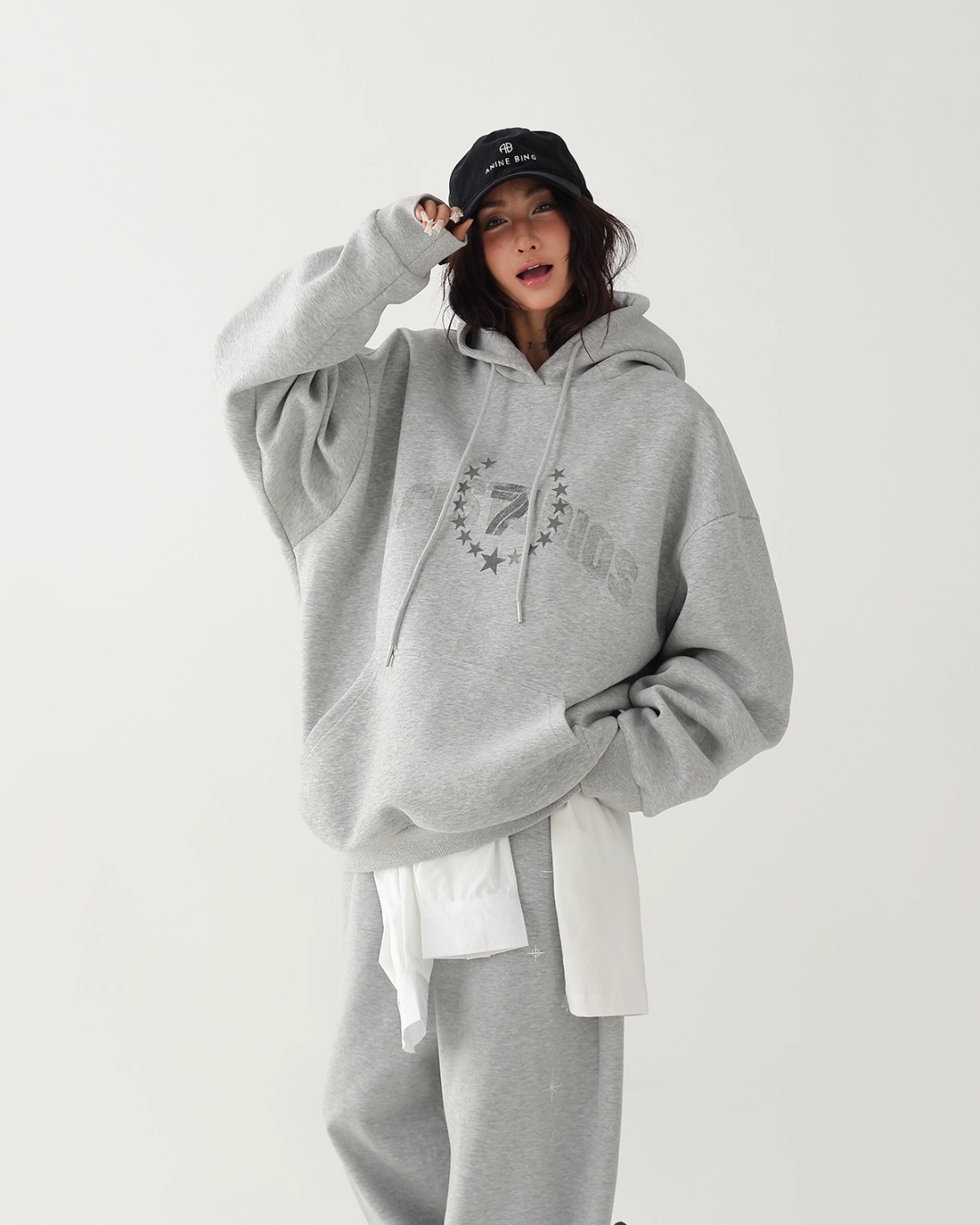 Loose Style Pullover Hoodie ACS0288