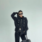 Napoleon-Style Zip-Up Hoodie YLS1071