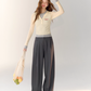 Race Ribbon Loose Slacks Pants ASG0061