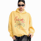 Flower Motif Loose Hoodie ICM0076