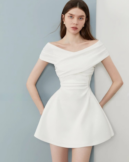 Off-Shoulder Slim Dress DPY0012