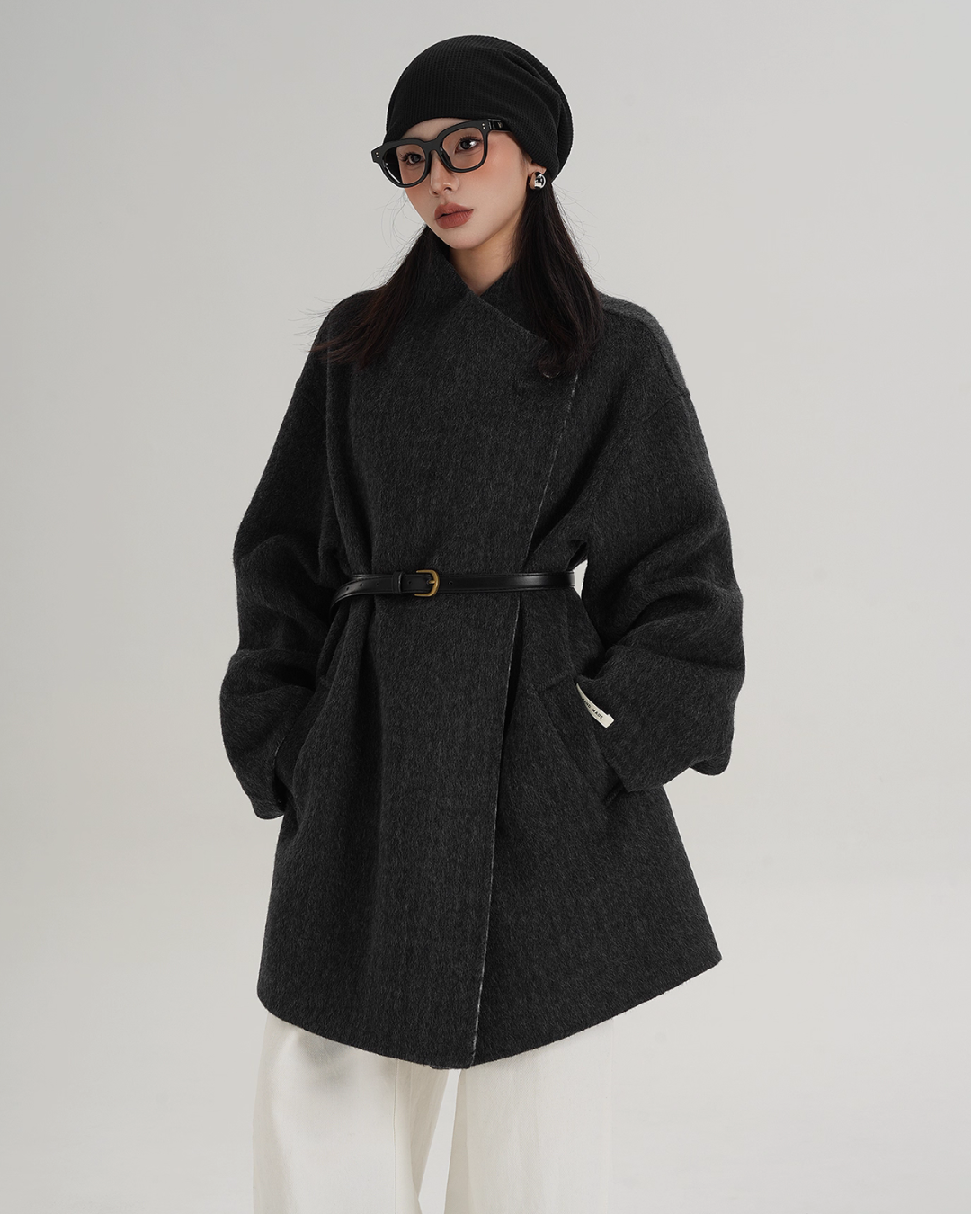 Mid Length Wool Coat  SRS0373