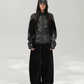 Mixed Material Zip-Up Tech Jacket ACS0386