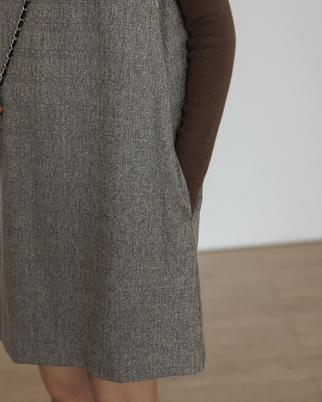 Crew Neck Vest Dress VAS0170