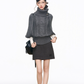 High-Neck Knit Top / Mini Skirt / Tight Long Dress / High-Neck Long Sleeve T-Shirt WEO0070