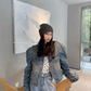 Wide Shoulder Vintage Denim Jacket CCS0030