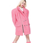 Pink Zipper Silhouette Jacket PPK0006