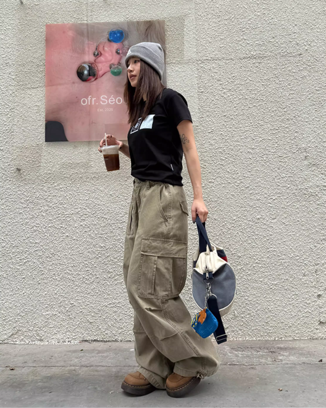 Washed Loose Work Pants CYE0076